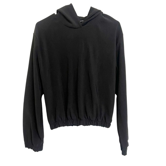 2/$25 Zara - Black Hooded Sweatshirt - Picture 1 of 7
